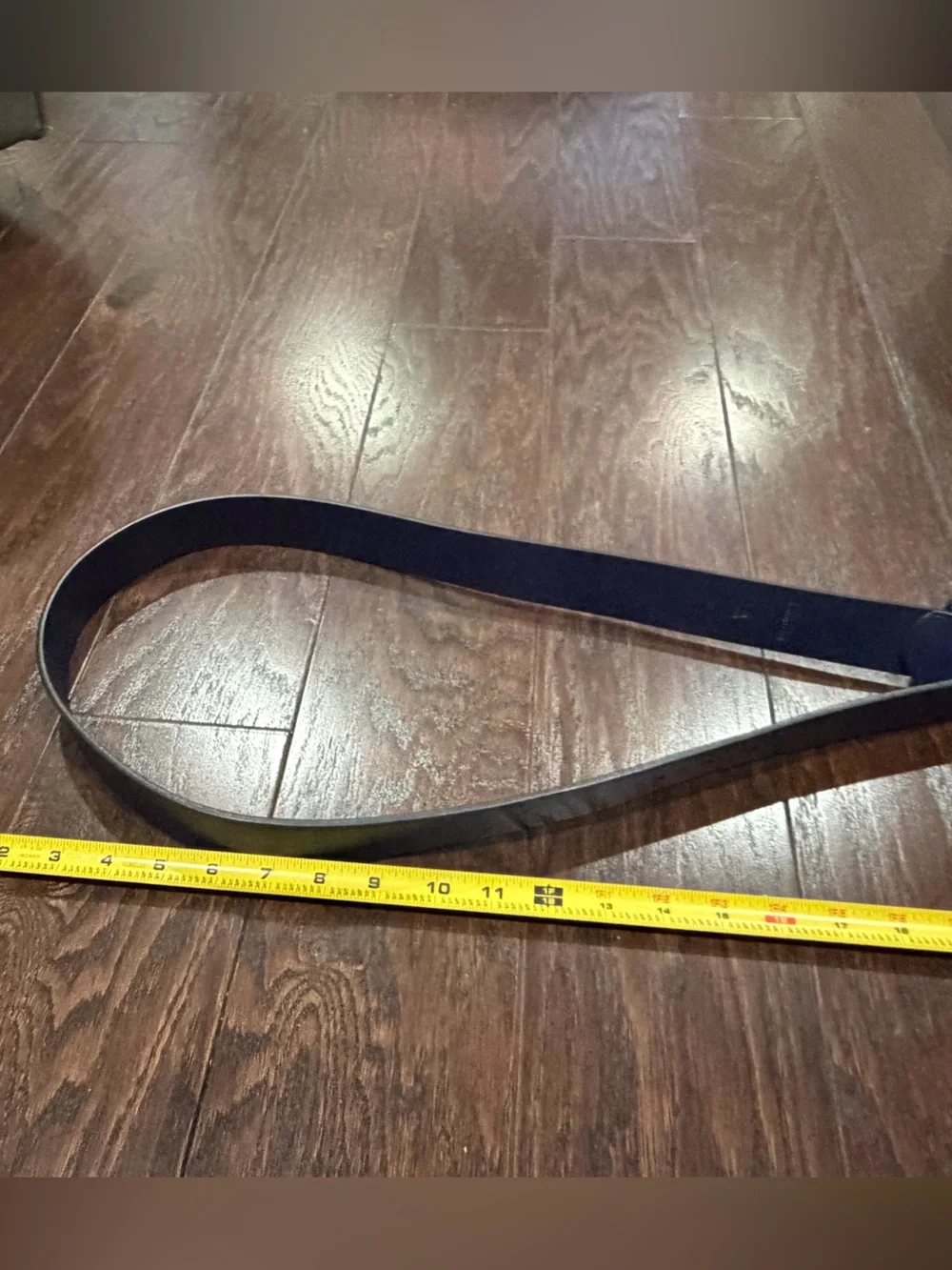 Polo Ralph Lauren NAVY BLUE Roller Buckle Big Pony LEATHER Belt Size 40 NEW